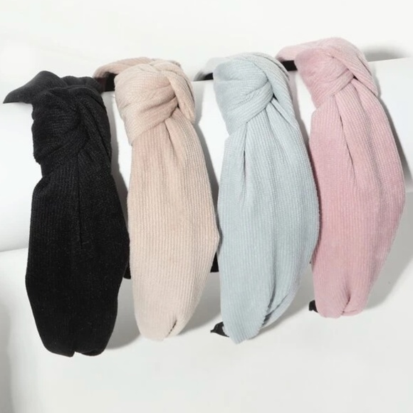 Corduroy Knot Headband - Picture 2 of 4